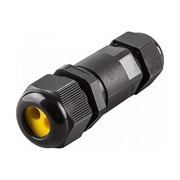 Кабельный коннектор Feron трехконтактный 76х24 мм IP68 от магазина ЛесКонПром.ру