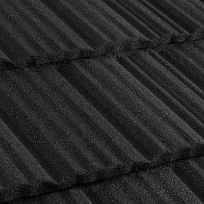 Композитная черепица Metrotile (Бельгия) MetroShake II черная от магазина ЛесКонПром.ру