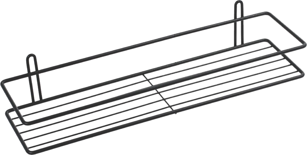 Полка Fixsen FX-730B-1 прямая, черная от магазина ЛесКонПром.ру