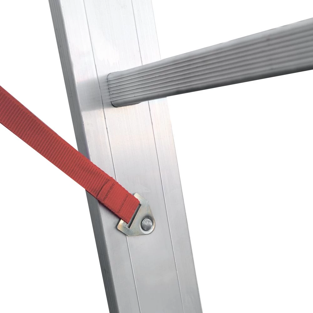 Лестница алюминиевая двухсекционная индустриальная Новая Высота 2x8 арт. 5220208 от магазина ЛесКонПром.ру