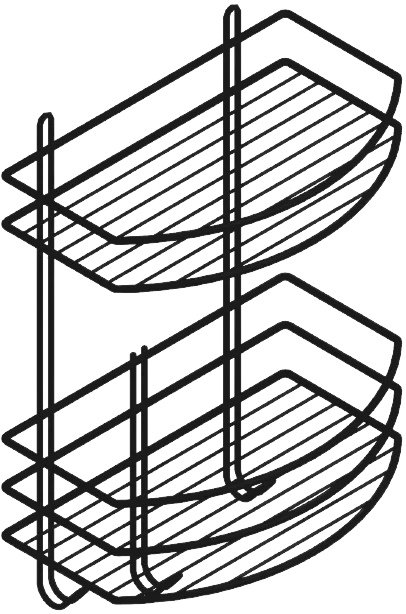 Полка DIWO Смоленск П16189 черный муар от магазина ЛесКонПром.ру