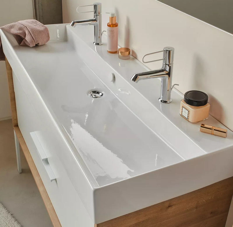 Раковина Jacob Delafon Vivienne 120 EXBK112-00 Белая от магазина ЛесКонПром.ру