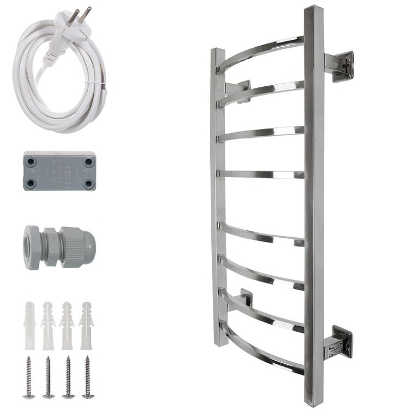 Электрический полотенцесушитель Energy Grand 800x400 EETRGRAND0804000000 Хром от магазина ЛесКонПром.ру