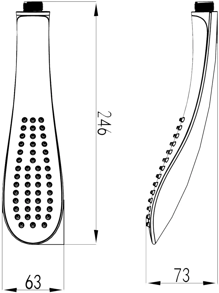 Душевая лейка Lemark LM8006C от магазина ЛесКонПром.ру
