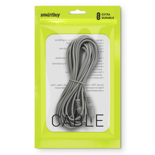 Кабель Smartbuy 3.5 Jack 5 м от магазина ЛесКонПром.ру