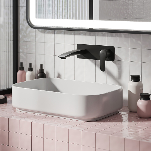 Смеситель встраиваемый IDDIS Ray черный от магазина ЛесКонПром.ру