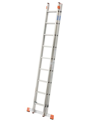 Лестница алюминиевая двухсекционная KRAUSE FABILO 2х9 арт. 129277 от магазина ЛесКонПром.ру