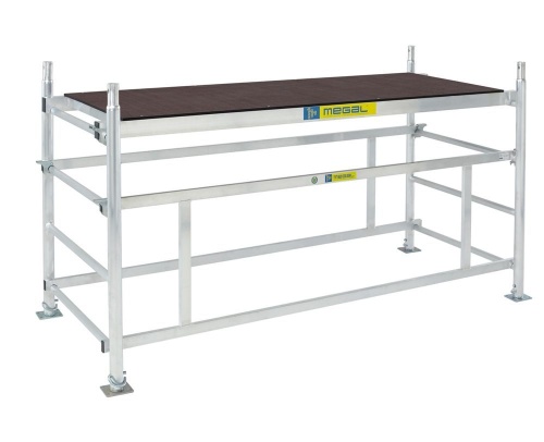 ПОДМОСТИ РАЗБОРНЫЕ АЛЮМИНИЕВЫЕ MEGAL ПРА-700 от магазина ЛесКонПром.ру