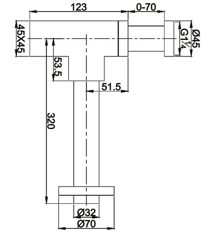 Сифон для раковины Omnires A5555CR Хром от магазина ЛесКонПром.ру