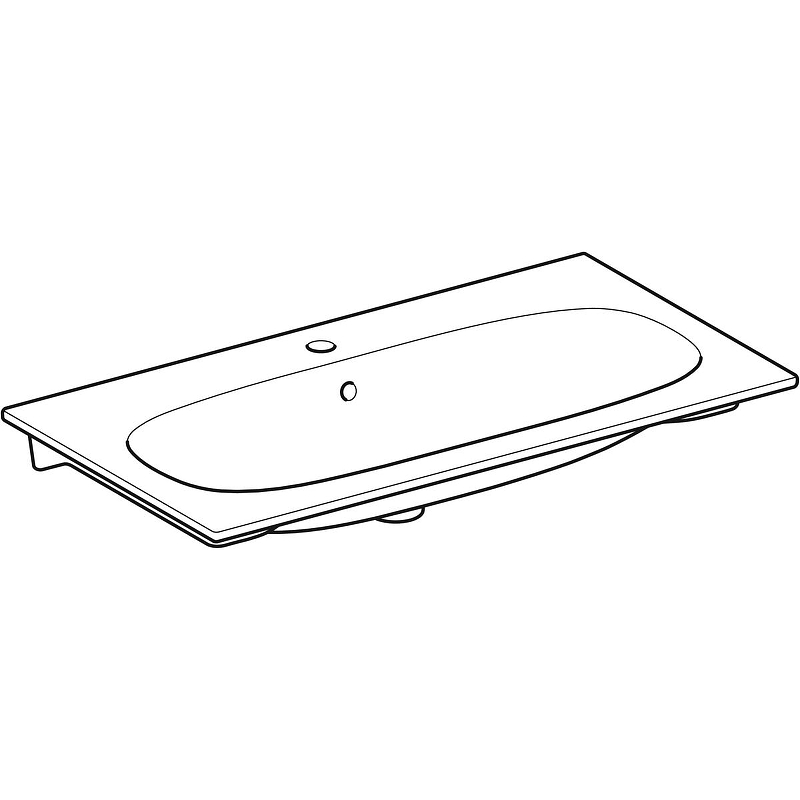 Раковина Geberit Acanto 75 500.641.01.2 Белая от магазина ЛесКонПром.ру
