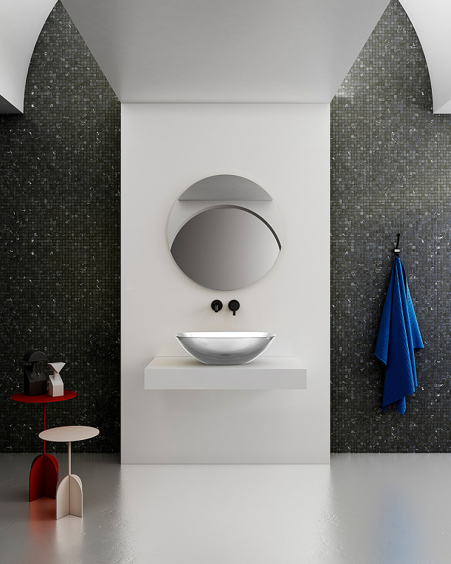 Раковина-чаша Abber Kristall 54 AT2809Perle прозрачная от магазина ЛесКонПром.ру