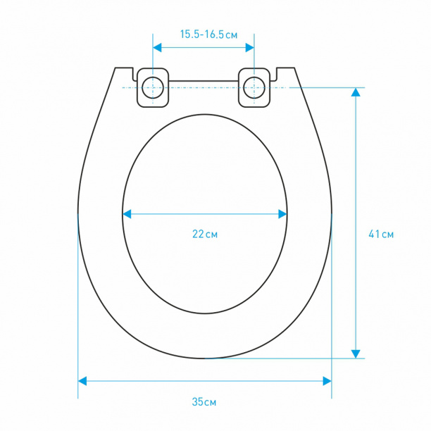 Крепление универсальное для сиденья к унитазу от магазина ЛесКонПром.ру