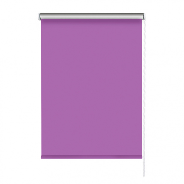 Рулонная штора светонепроницаемая NEODECO SilverBack 80х160 м фиолетовая от магазина ЛесКонПром.ру