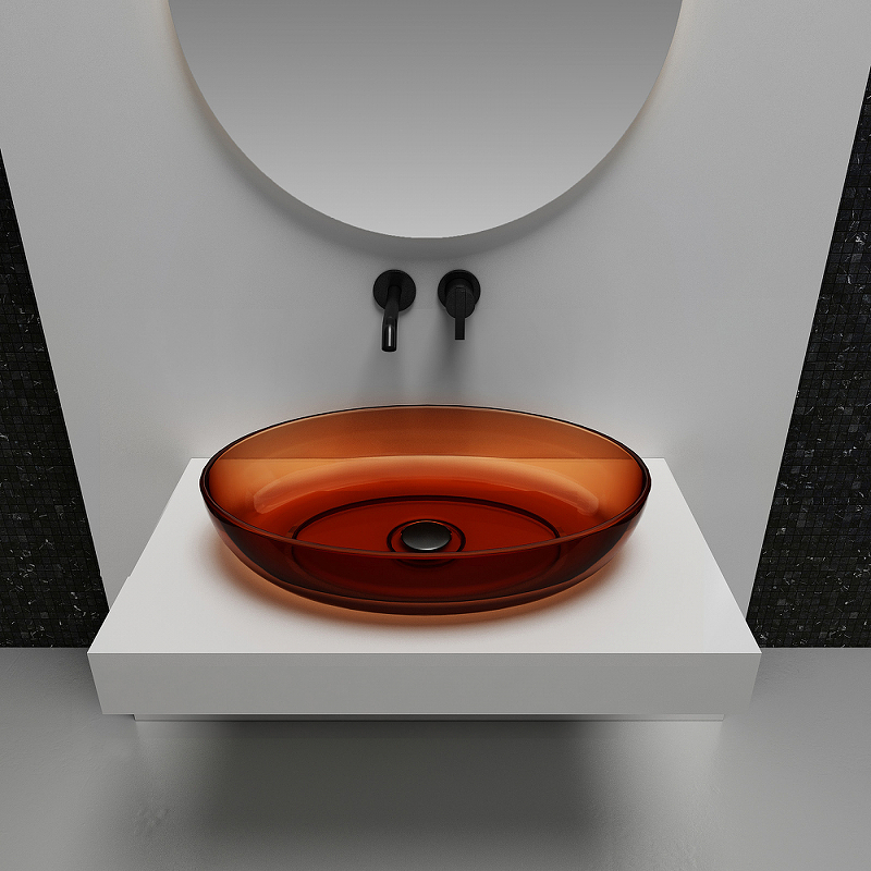 Раковина-чаша Abber Kristall 60 AT2801Opal Коричневая от магазина ЛесКонПром.ру