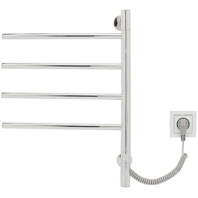 Электрический полотенцесушитель Vincea 43х60 VTD-1S1CE Хром от магазина ЛесКонПром.ру
