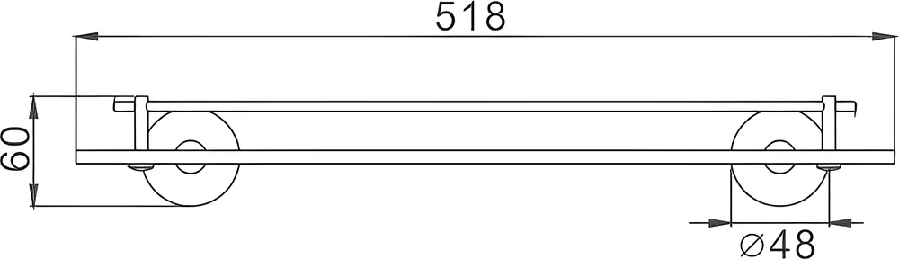 Полка Haiba HB87 07 от магазина ЛесКонПром.ру