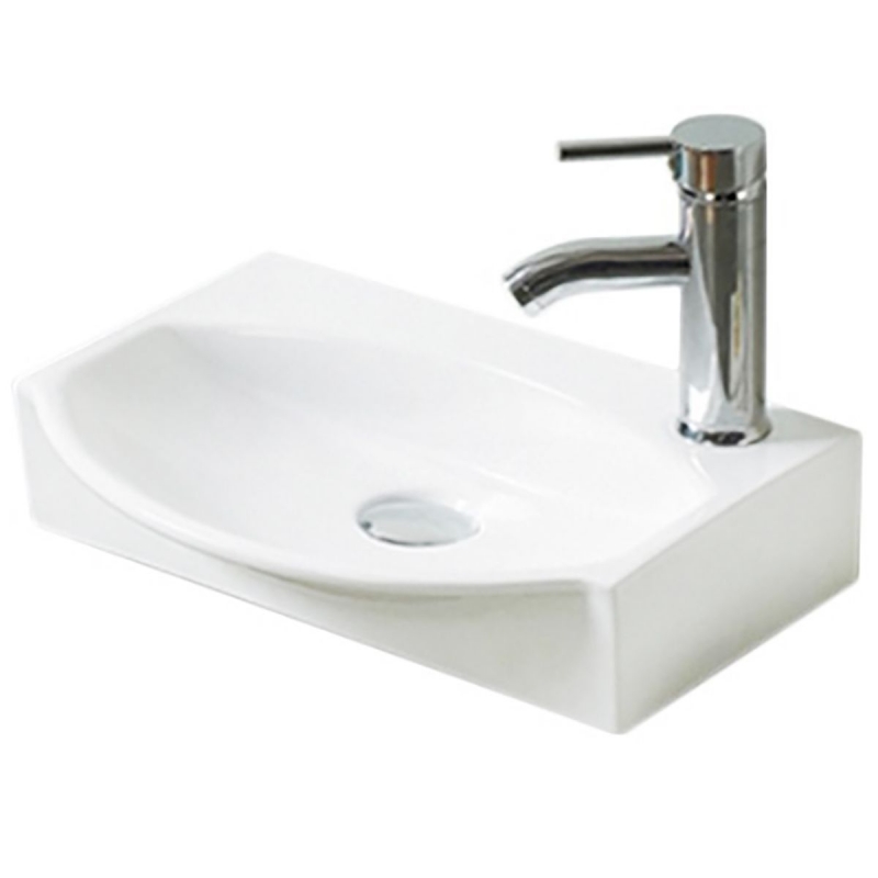 Раковина CeramaLux 41 78014T Белая от магазина ЛесКонПром.ру