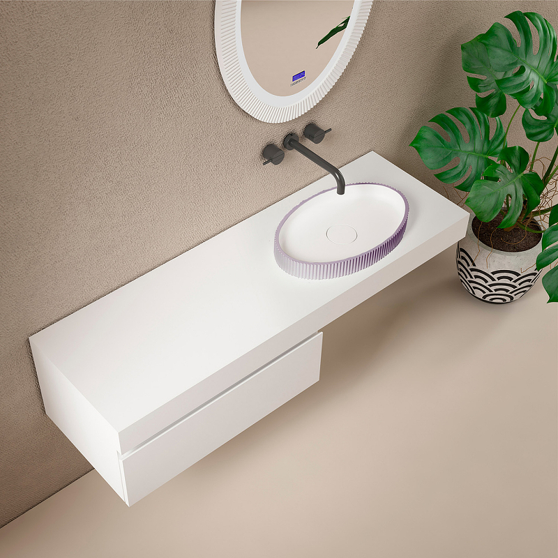 Раковина-чаша Abber Stein 50 AS2603Violett Фиолетовая от магазина ЛесКонПром.ру