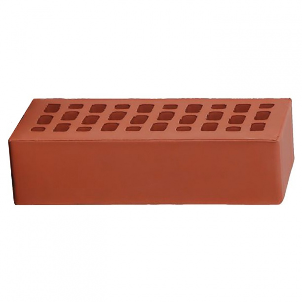 Кирпич облицовочный керамический М200 красный 250x120x65 мм от магазина ЛесКонПром.ру