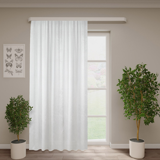 Штора-тюль Мискет 200х290 см серая от магазина ЛесКонПром.ру