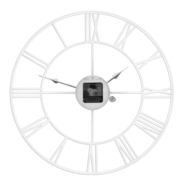 Часы настенные круглые Лофт d45 см белые от магазина ЛесКонПром.ру