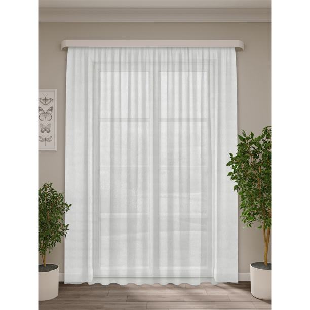 Штора-тюль Сетка 200х290 см белая от магазина ЛесКонПром.ру