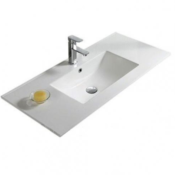 Раковина Melana 100 MLN-E100 (9100E) Белая от магазина ЛесКонПром.ру