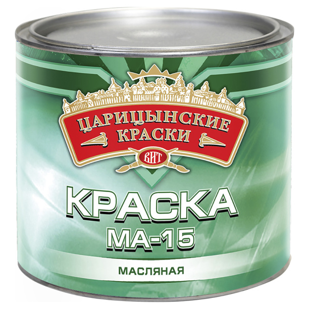 Краска масляная МА-15 Царицынские Краски черная 1,9 кг от магазина ЛесКонПром.ру