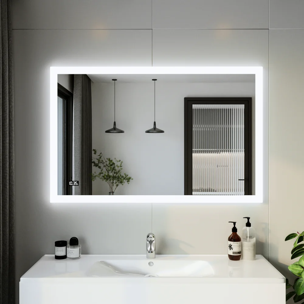 Зеркало Бриклаер Вега 125 с подсветкой от магазина ЛесКонПром.ру