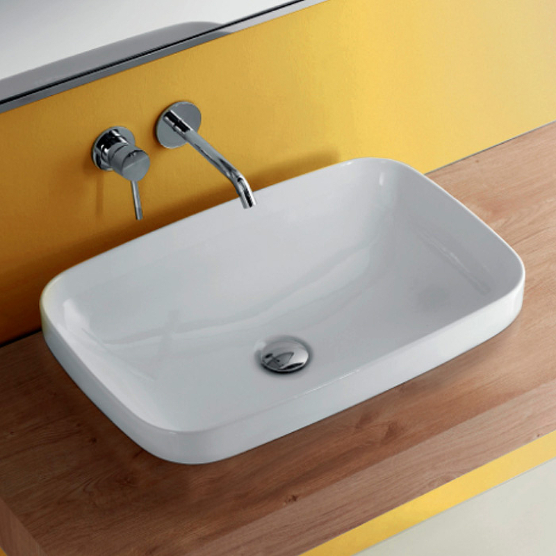 Раковина Kerasan Tribeca 60 514301 Белая от магазина ЛесКонПром.ру