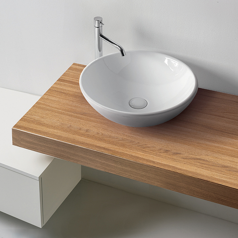 Раковина-чаша Kerasan Ciotola 46 430301 Белая от магазина ЛесКонПром.ру