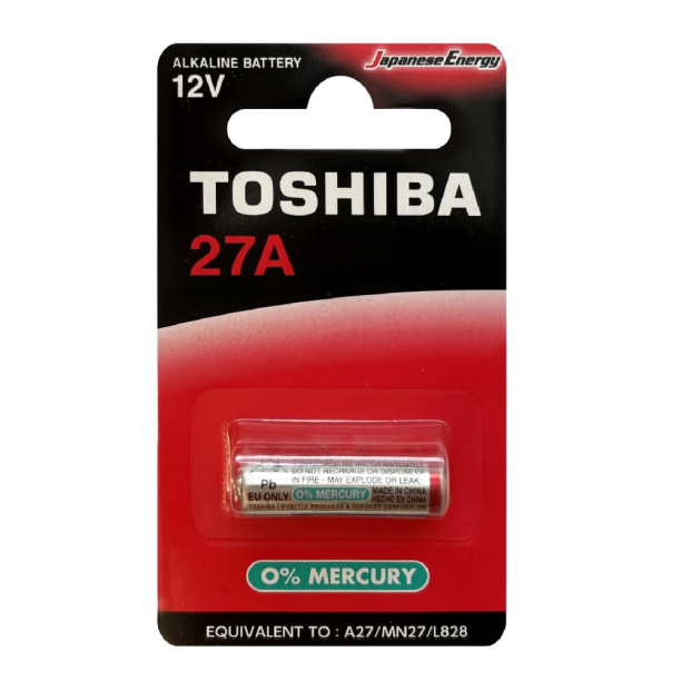 Батарейка TOSHIBA 27A/V27A от магазина ЛесКонПром.ру