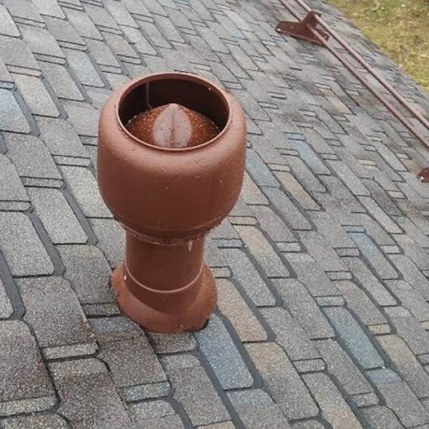 Колпак вентиляционный ТЕХНОНИКОЛЬ D110 мм коричневый от магазина ЛесКонПром.ру