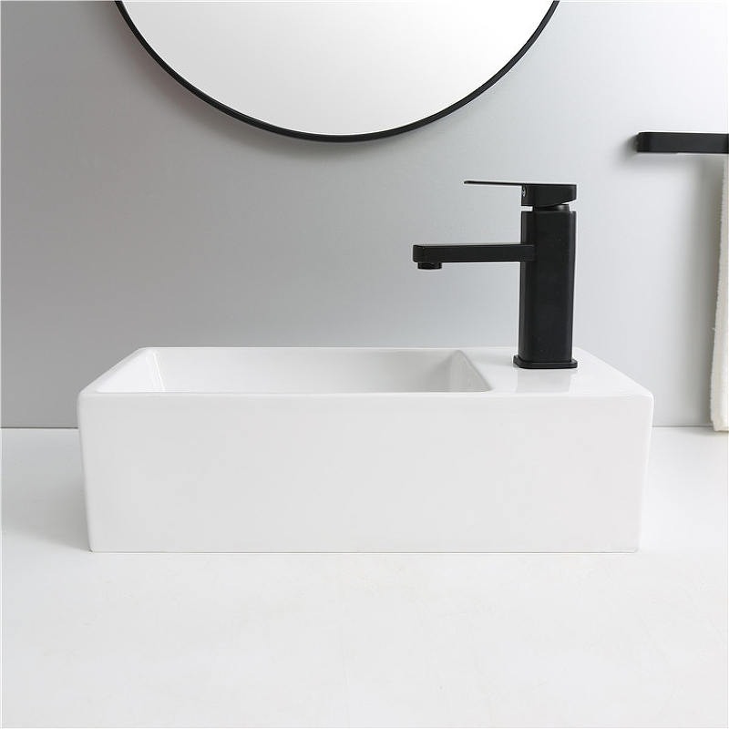 Раковина Mira 41 L MR-4121L Белая от магазина ЛесКонПром.ру