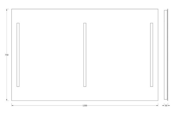 Зеркало EVOFORM Ledline 80372851 от магазина ЛесКонПром.ру