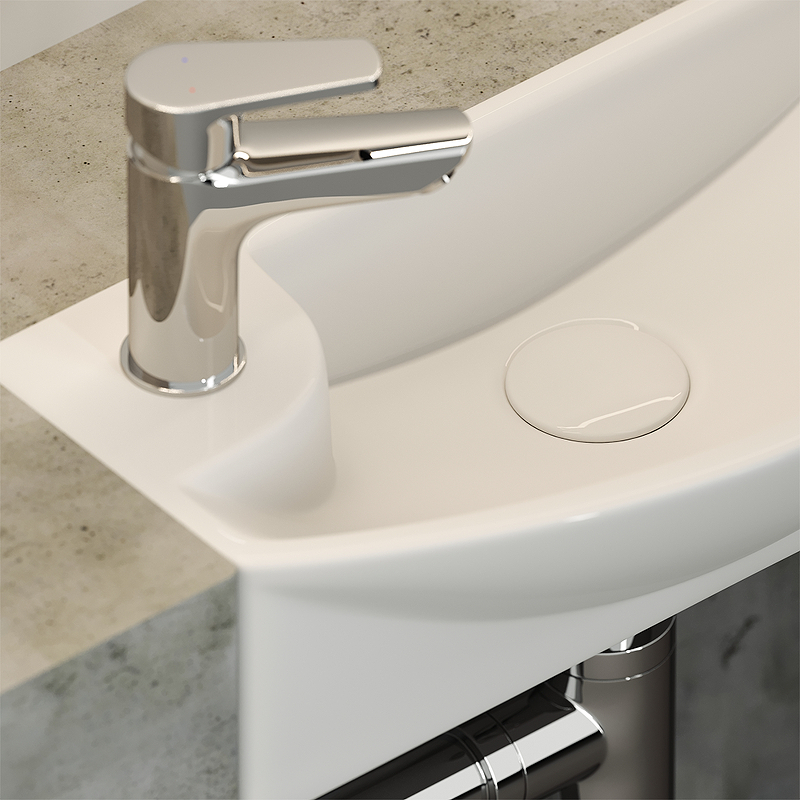 Раковина Ceramica Nova Element 45 R CN6038R Белая от магазина ЛесКонПром.ру