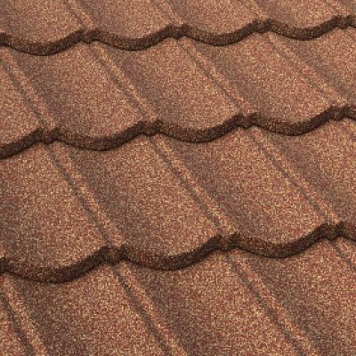 Черепица Традиция цвет Терракота (02) AeroDek композитная от магазина ЛесКонПром.ру