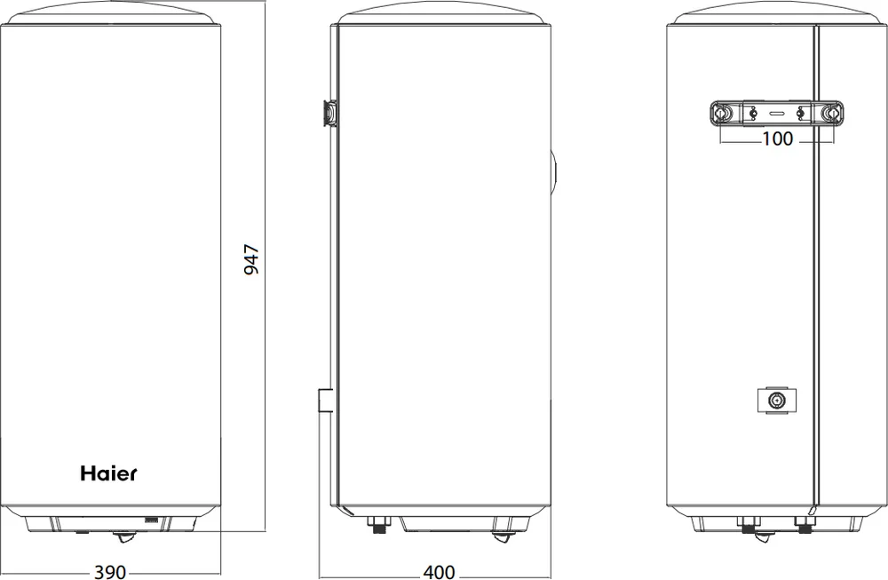 Накопительный водонагреватель Haier A2 ES80V-A2 электрический от магазина ЛесКонПром.ру