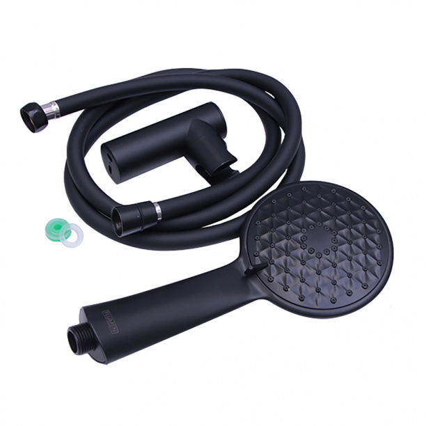 Душевой комплект FLUMEN DESIGN 3 режима черный от магазина ЛесКонПром.ру