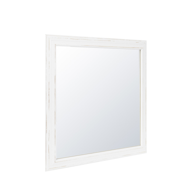 Зеркало Jorgen 40х40 см белое от магазина ЛесКонПром.ру