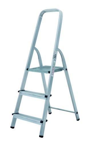 Стремянка алюминиевая Новая Высота 3 ступени (арт. 1110103) от магазина ЛесКонПром.ру