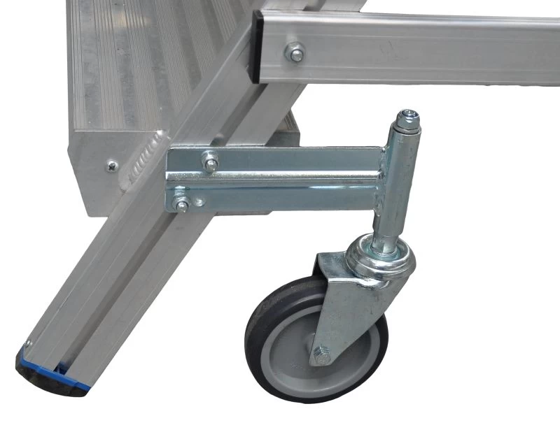 Двухсторонняя передвижная лестница с платформой STABILO 2Х4 ступеней KRAUSE арт.820242 от магазина ЛесКонПром.ру