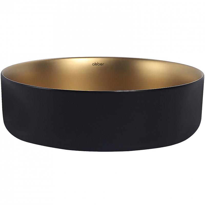 Раковина-чаша Abber Bequem 40 AC2109BG Золото матовое Черная от магазина ЛесКонПром.ру