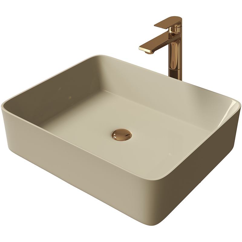 Раковина-чаша Grossman 48 GR-3016BEM Бежевая матовая от магазина ЛесКонПром.ру