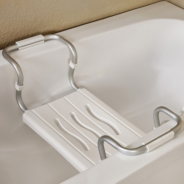 Сиденье для ванны Primanova белое, серебро от магазина ЛесКонПром.ру