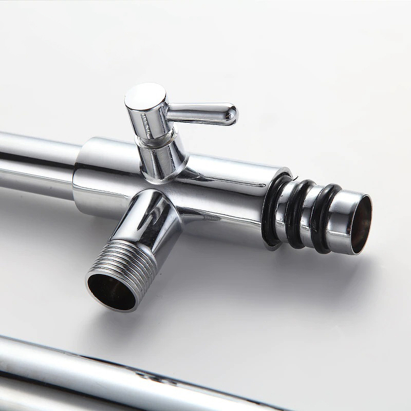 Душевая система Frap F2431 Белая Хром от магазина ЛесКонПром.ру