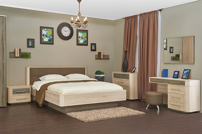 Панель с зеркалом Бруна 80105570 от магазина ЛесКонПром.ру