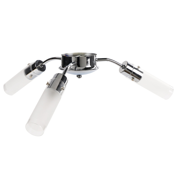 Люстра NEODECO Моника 3х40 Вт Е14 хром от магазина ЛесКонПром.ру