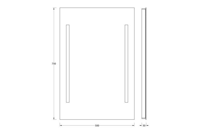 Зеркало EVOFORM Ledline 80372843 от магазина ЛесКонПром.ру
