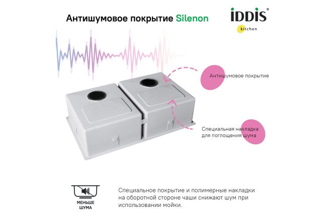 Мойка врезная IDDIS Edifice 80550581 от магазина ЛесКонПром.ру